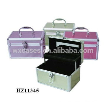 fashional&high quality aluminum beauty case with a tray inside from China factory